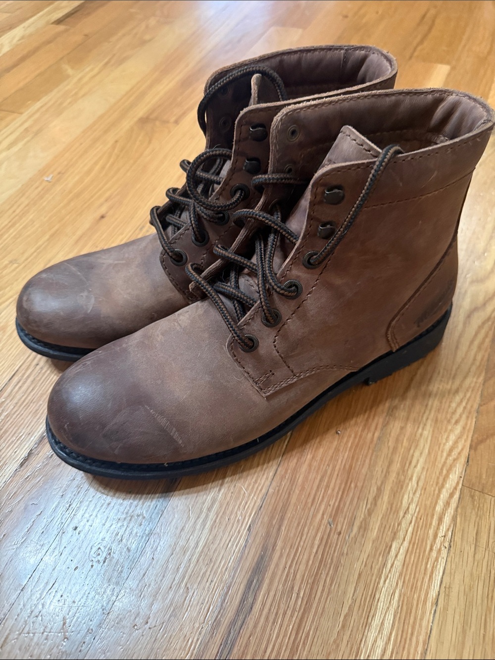 Milwaukee Boot Co - Men's Brown Leather Lace-Up Boots (11)
